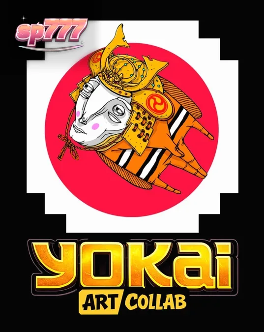 Tampilan visual slot Yokai dengan elemen seni jalanan dan tema Jepang